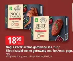 E.Leclerc Nogi z kaczki wolno gotowane sos. żur./filet z kaczki wolno gotowany sos. żur./mar. papr oferta