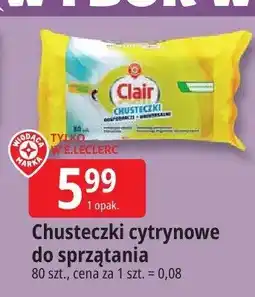 E.Leclerc Chusteczki cytrynowe do sprzątania oferta