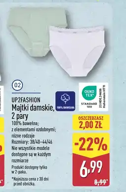 ALDI Majtki damskie Up2Fashion oferta