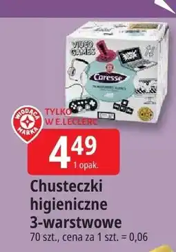 E.Leclerc Chusteczki higieniczne 3-warstwowe oferta