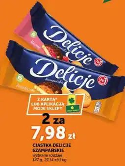 ABC Ciastka Delicje szampańskie wybrane rodzaje oferta