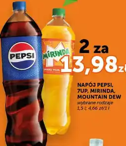ABC Napój Pepsi, 7up, Mirinda, Mountain Dew wybrane rodzaje oferta