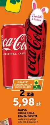 ABC Napój Coca Cola, Fanta, Sprite wybrane rodzaje oferta