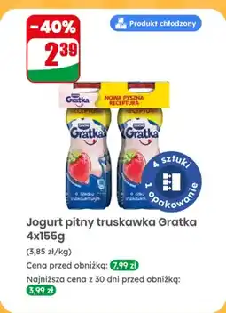 Dino Jogurt pitny truskawka Gratka oferta