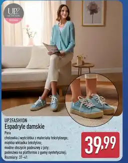 ALDI Espadryle damskie Up2Fashion oferta