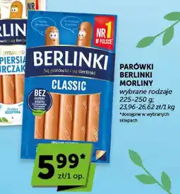 ABC Parówki Berlinki Morliny wybrane rodzaje oferta