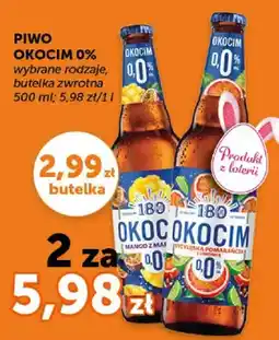 ABC Piwo Okocim 0% wybrane rodzaje, butelka zwrotna oferta