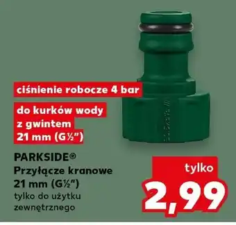 Kaufland Przyłącze kranowe 21 mm (G½) oferta