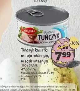 Arhelan Tuńczyk w sosie własnym Graal oferta