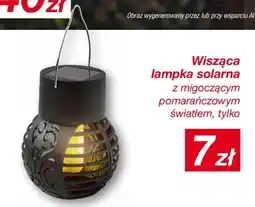 KiK Wisząca lampka solarna oferta
