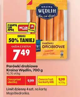 Biedronka Parówki Kraina Wędlin oferta