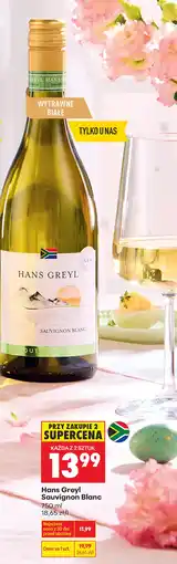 Biedronka Wino wytrawne Hans Greyl oferta