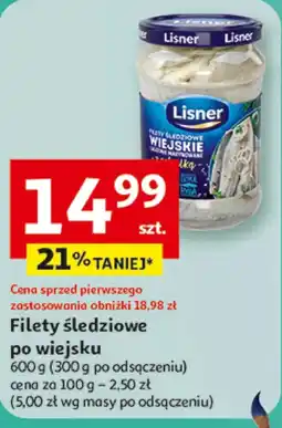 Auchan Filety śledziowe Lisner oferta