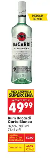 Biedronka Rum Bacardi oferta