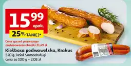 Auchan Kiełbasa podwawelska Krakus oferta