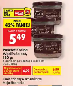 Biedronka Pasztet Kraina Wędlin oferta