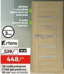 Leroy Merlin Skrzydło pokojowe ETNA dąb piaskowy 80 cm oferta