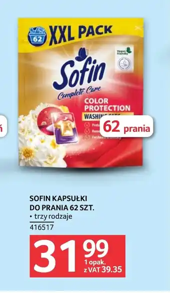 Selgros Kapsułki do prania Sofin oferta