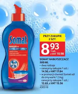 Selgros Nabłyszczacz do zmywarki Somat oferta
