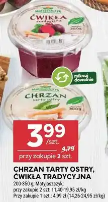 Stokrotka Chrzan tarty ostry, ćwikła tradycyjna oferta