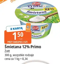 E.Leclerc Śmietana Zott oferta