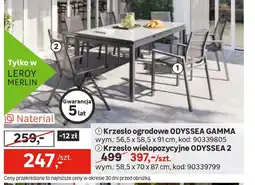 Leroy Merlin Krzesło ogrodowe oferta