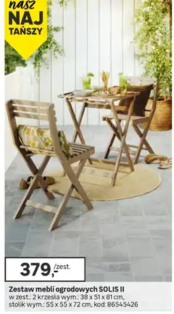 Leroy Merlin Zestaw mebli ogrodowych Solis oferta