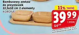 Prim Market Bambusowy zestaw do przystawek 22,5x10cm 2 elementy oferta