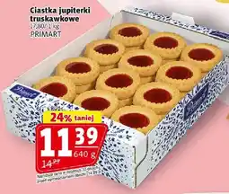 Prim Market Ciastka jupiterki truskawkowe oferta