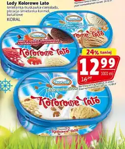 Prim Market Lody Kolorowe Lato śmietanka-truskawka-czekolada, pistacja-śmietanka-karmel, bakaliowe oferta