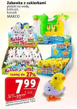 Prim Market Zabawka z cukierkami pistolet na wodę, króliczek, kurczak oferta