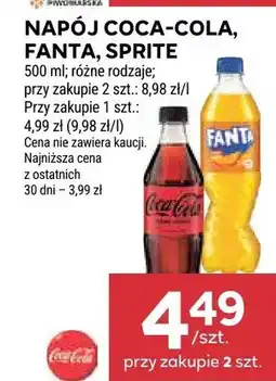 Stokrotka Napój Coca-Cola, Fanta, Sprite oferta