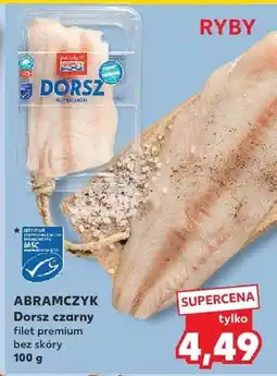 Kaufland Dorsz czarny filet premium bez skóry oferta