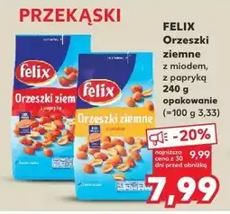 Kaufland Orzeszki ziemne z miodem oferta