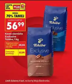 Biedronka Kawa ziarnista Exclusive Tchibo, 1 kg oferta