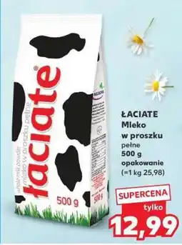 Kaufland ŁACIATE Mleko w proszku pełne 500 g opakowanie oferta