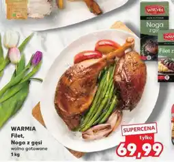 Kaufland WARMIA Filet, Noga z gęsi wolno gotowane 1 kg oferta