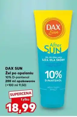 Kaufland DAX SUN Żel po opalaniu oferta