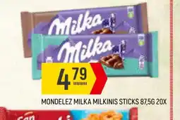 Delikatesy Piotruś Pan Milka Milkinis Sticks oferta