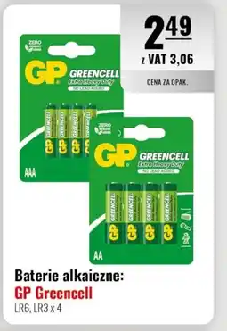 Eurocash Baterie alkaiczne: gp greencell lr6, lr3 x 4 oferta
