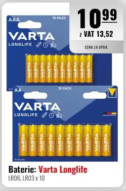 Eurocash Baterie: Varta Longlife oferta