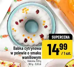 Polomarket Babka cytrynowa w polewie o smaku waniliowym Oskroba oferta