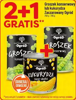 Polomarket Groszek konserwowy lub kukurydza Zaczarowany Ogród oferta