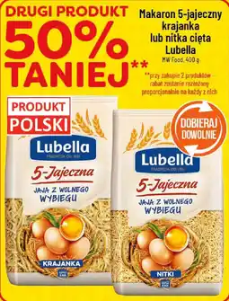 Polomarket Makaron 5-jajeczny krajanka lub nitka cięta lubella mw food oferta