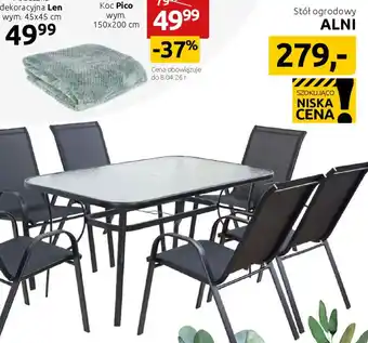 Stół ogrodowy ALNI