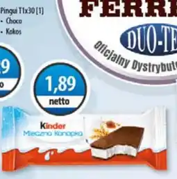 DUO-TES Kinder Mleczna Kanapka oferta