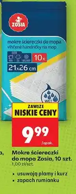 Biedronka Mokre ściereczki do mopa oferta