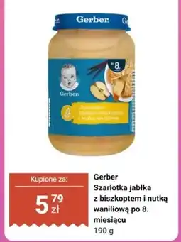 Biedronka Szarlotka jabłka z biszkoptem i nutką waniliową po 8. miesiącu oferta