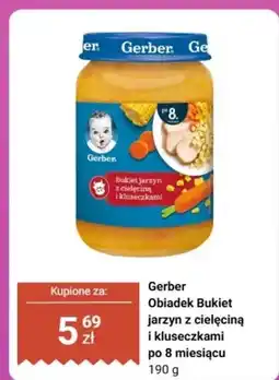 Biedronka Obiadek Bukiet jarzyn z cielęciną i kluseczkami po 8 miesiącu oferta