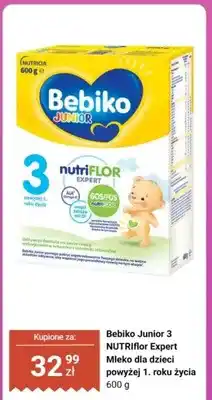 Biedronka Mleko dla dzieci powyżej 1. roku życia Junior 3 Nutriflor Expert oferta